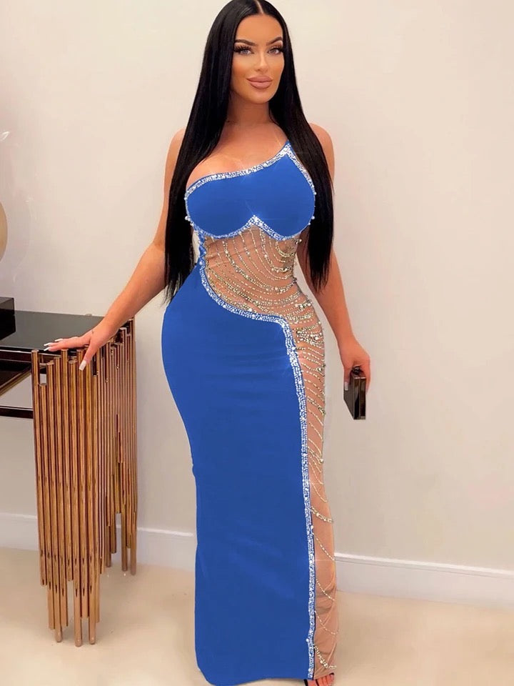 Elegant Long off Shoulder Dress