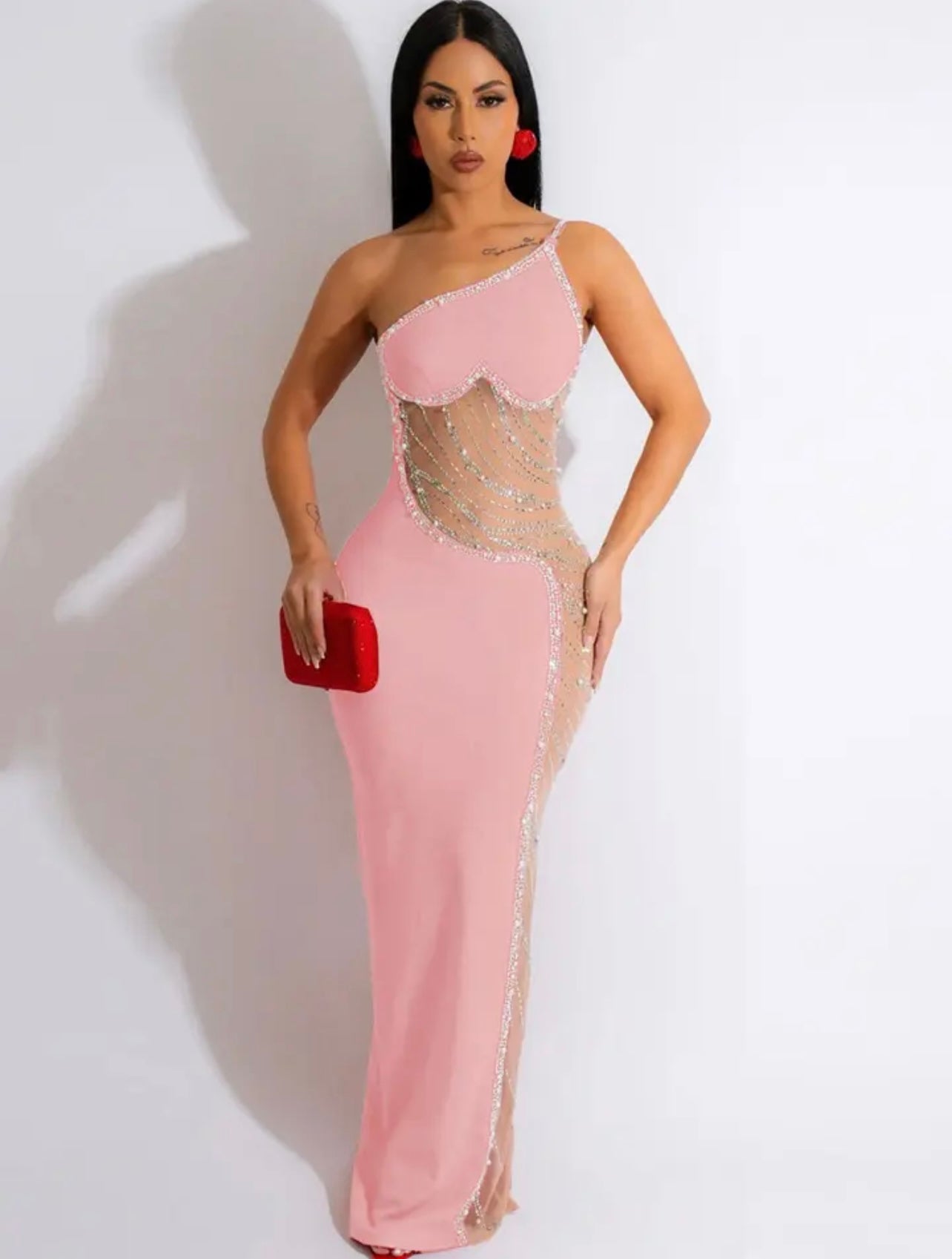 Elegant Long off Shoulder Dress