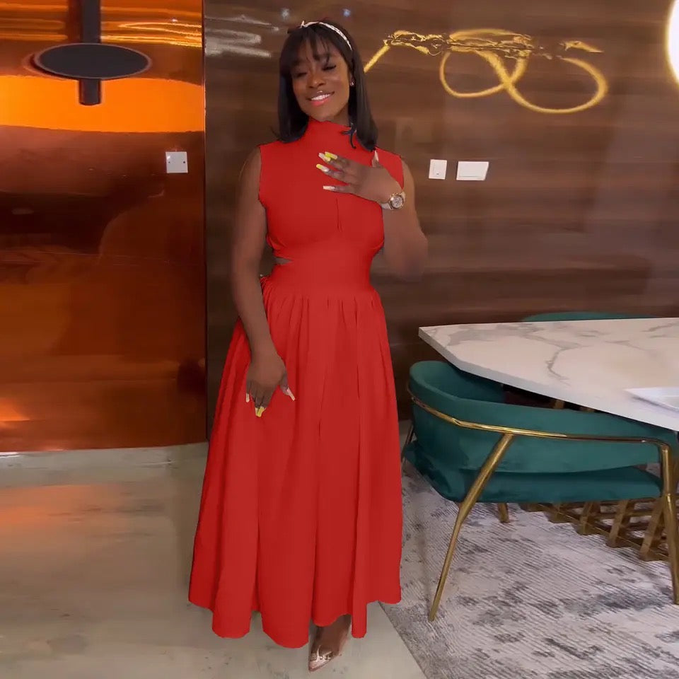 Serving Long Élégant Dress