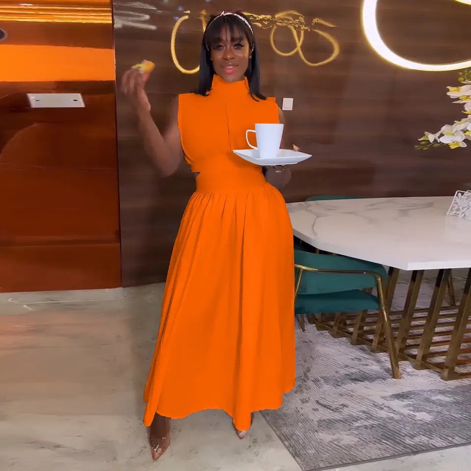 Serving Long Élégant Dress