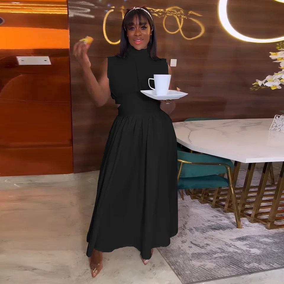 Serving Long Élégant Dress