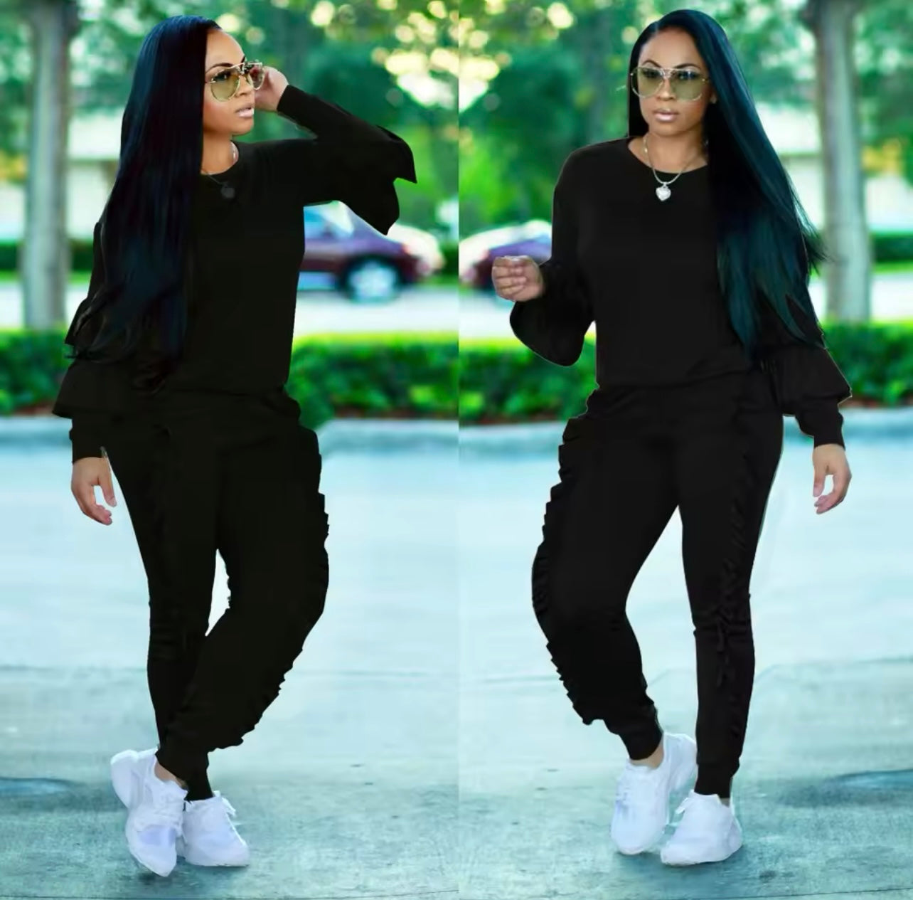 Ruffle Pants Set
