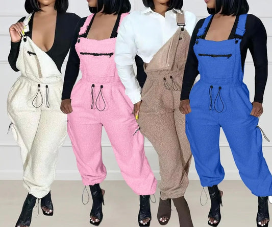 Sexy Cargo Pants Jumpsuit