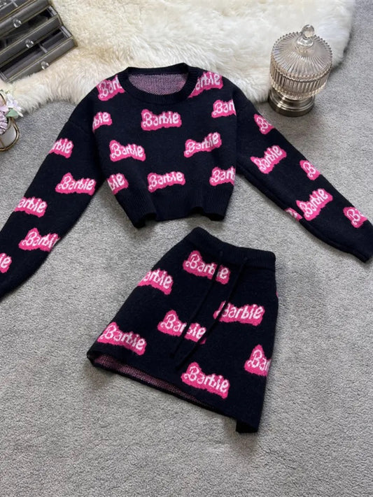 Barbie Sweater Skirt Set