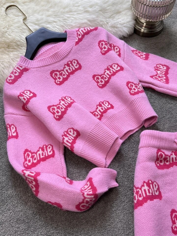 Barbie Sweater Skirt Set
