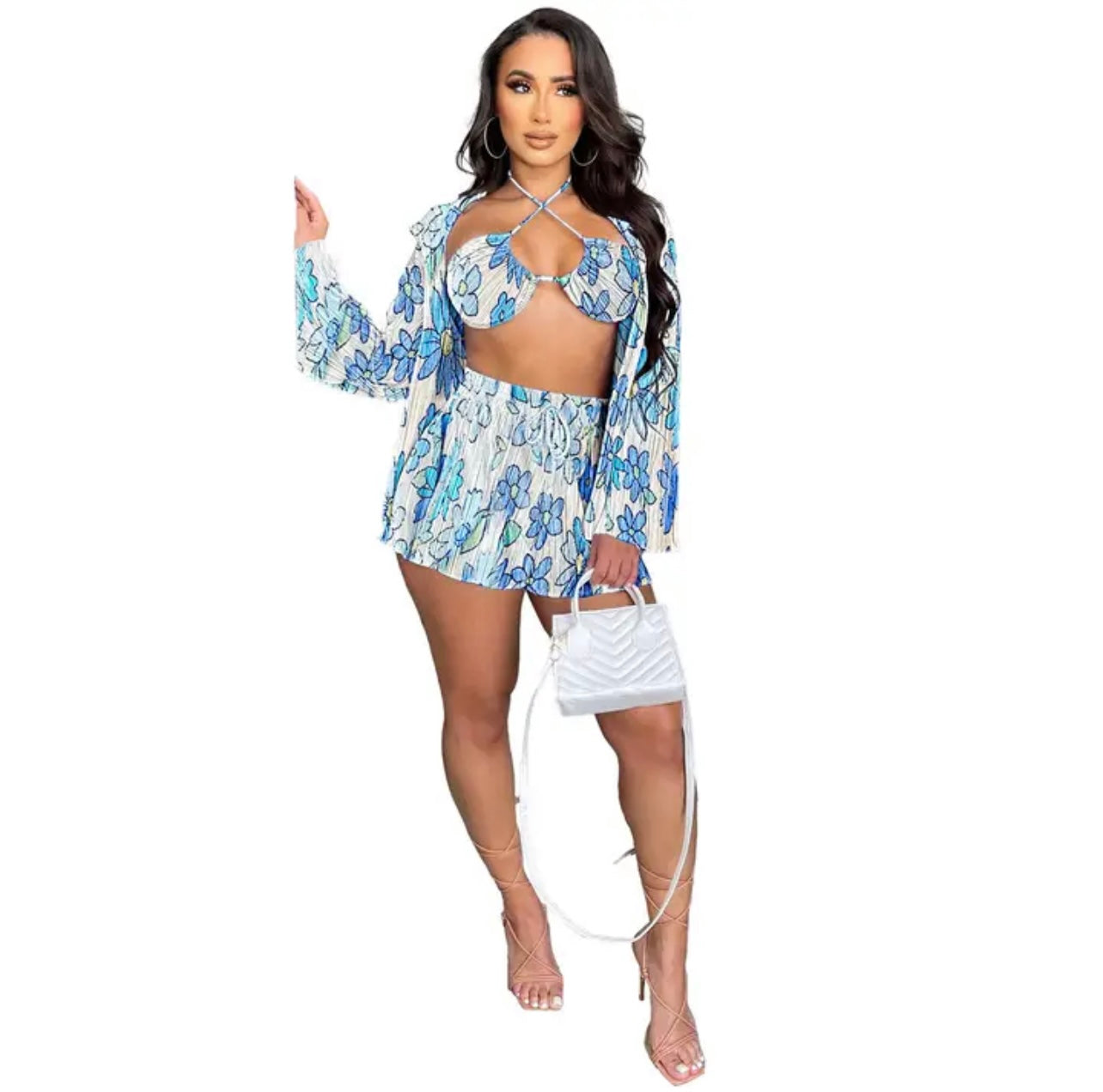 Sexy 3 Piece Short Set