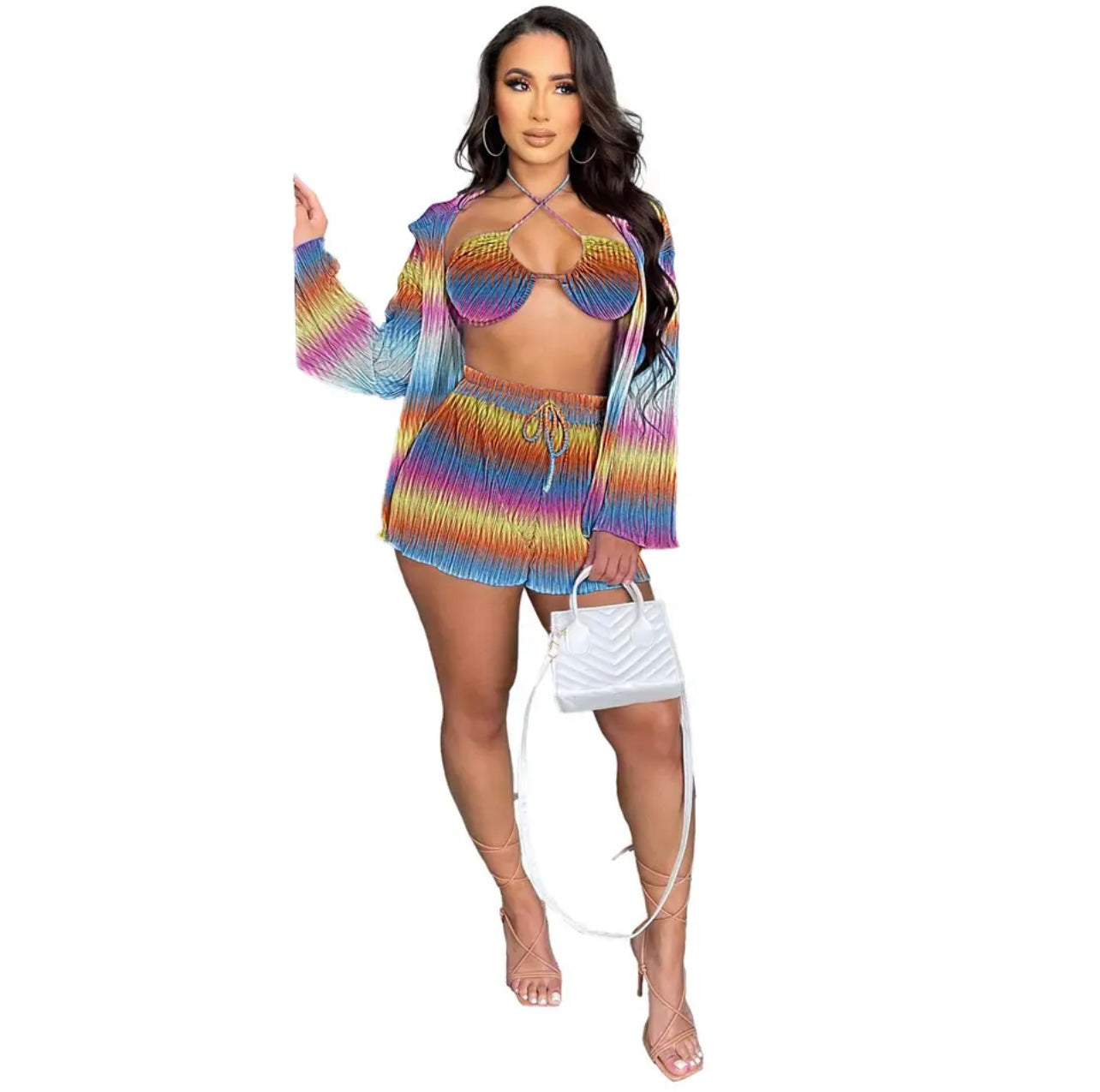 Sexy 3 Piece Short Set