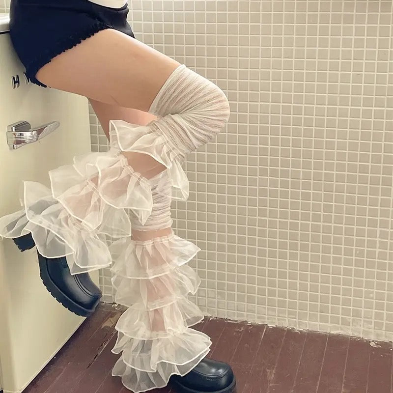 Ruffle Barbie Leg Warmers