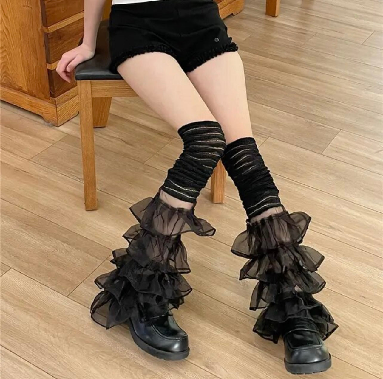 Ruffle Barbie Leg Warmers