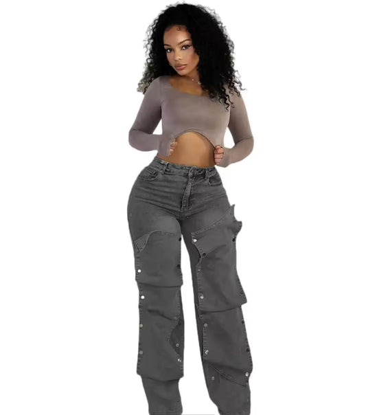 Button Out Cargo Pants