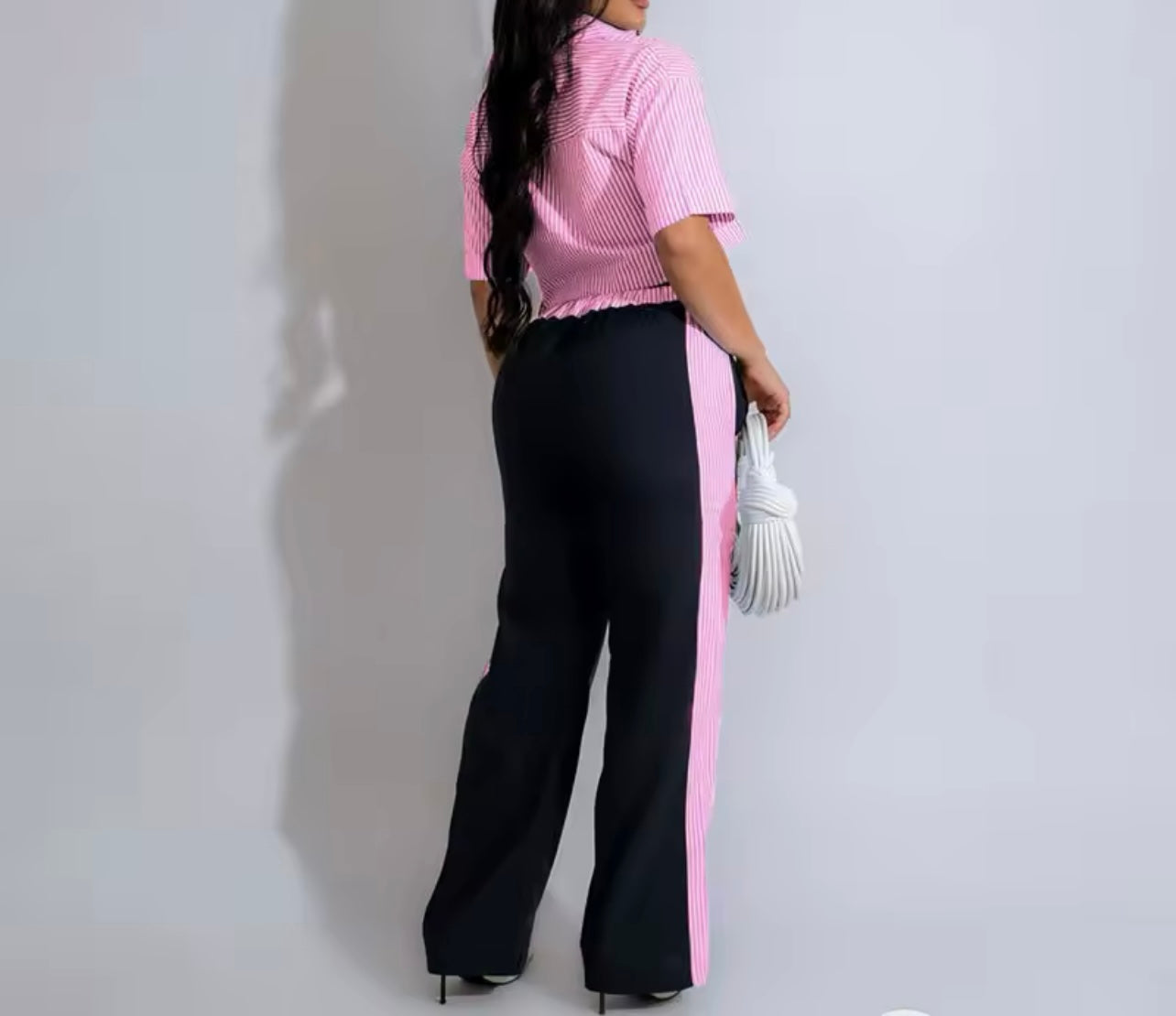 Striped Pants Set