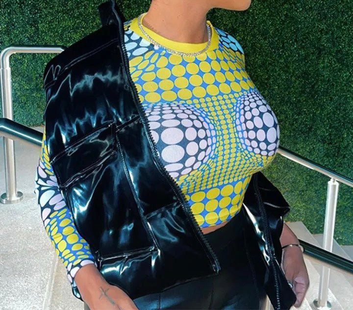 Circle Out Crop Top