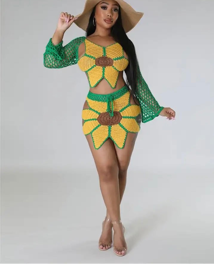 Sexy Flower Swimsuit