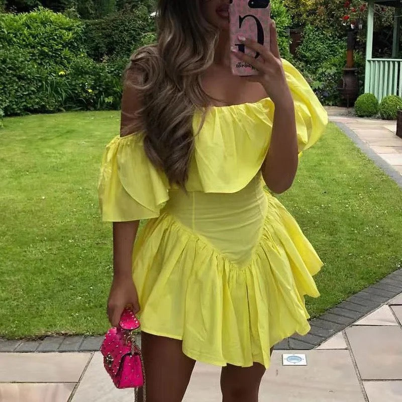 Ruffle Mini Dress