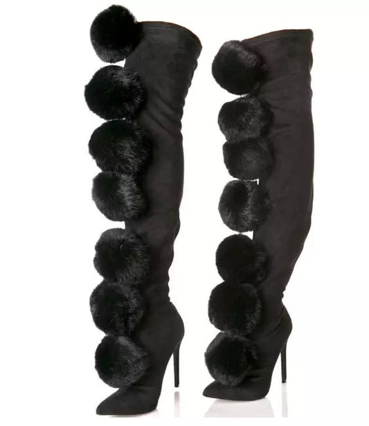 Puff Puff Tall Boots