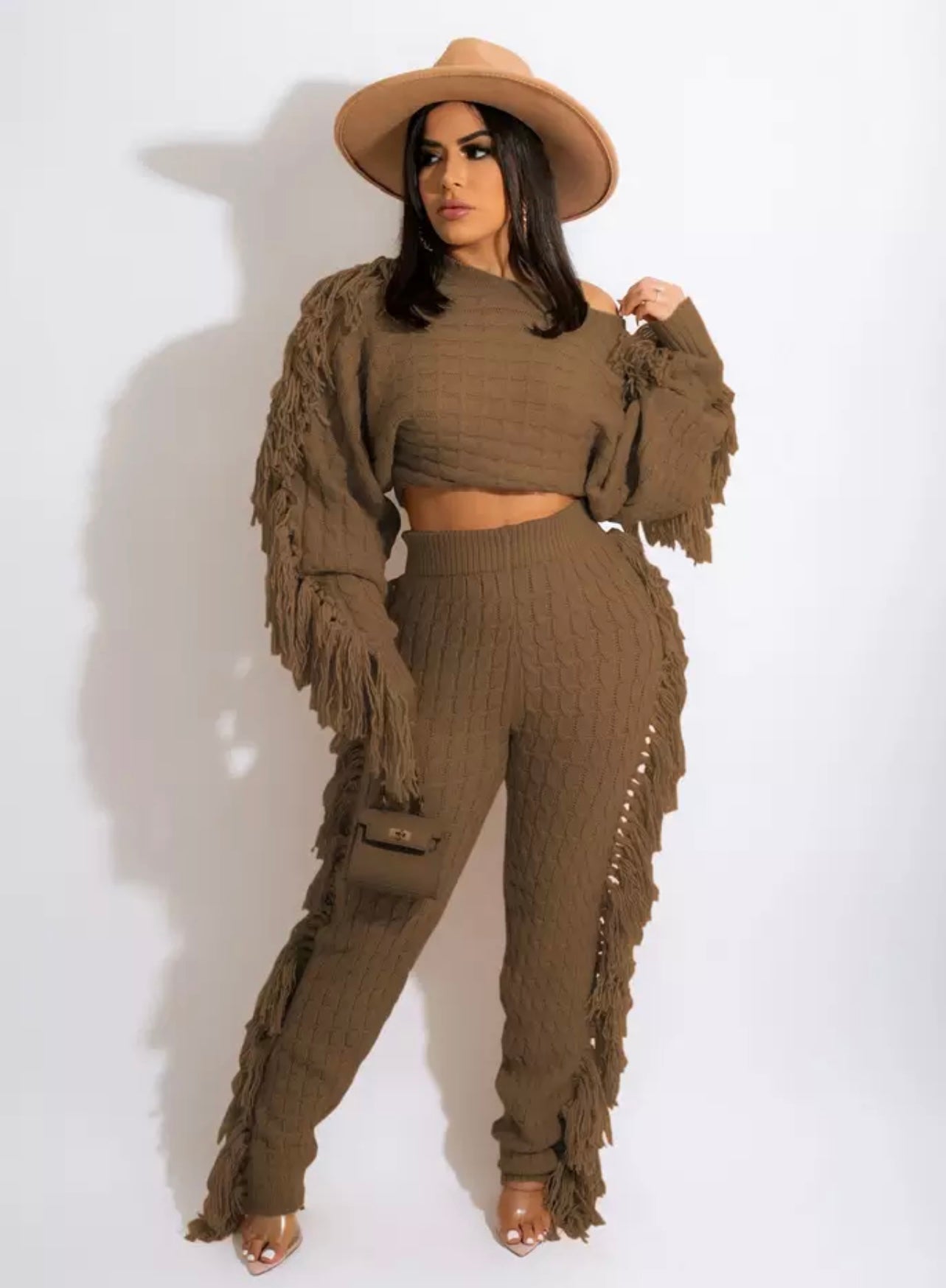 Tassel Sweater Tracksuit