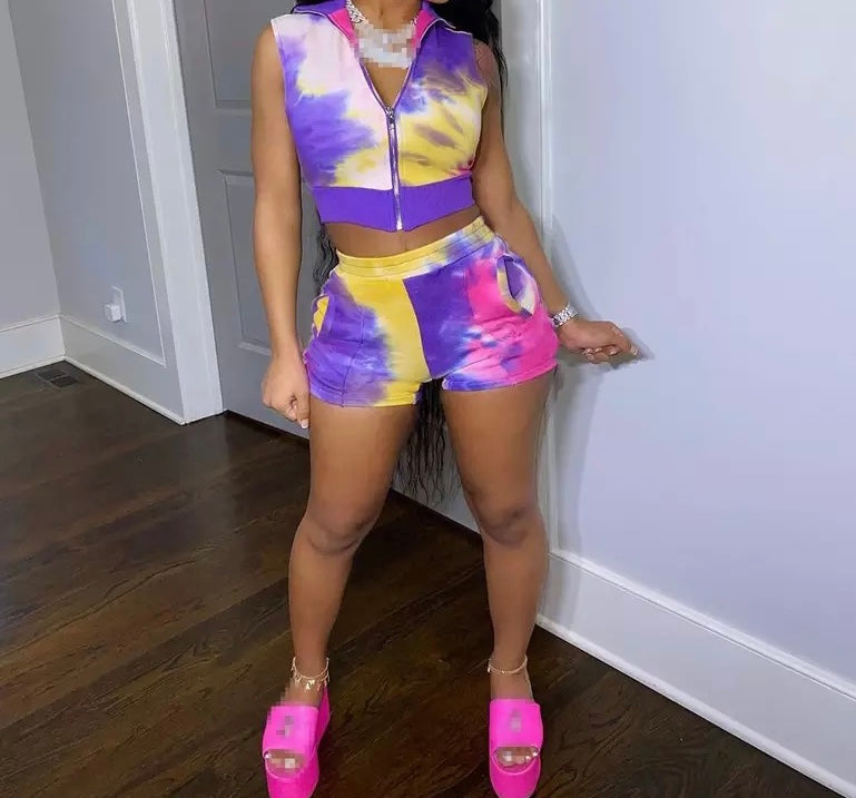 Tie-Dye Short Set