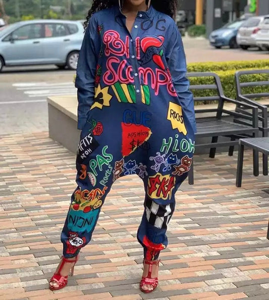 Fun Girl Baggy Jumpsuit