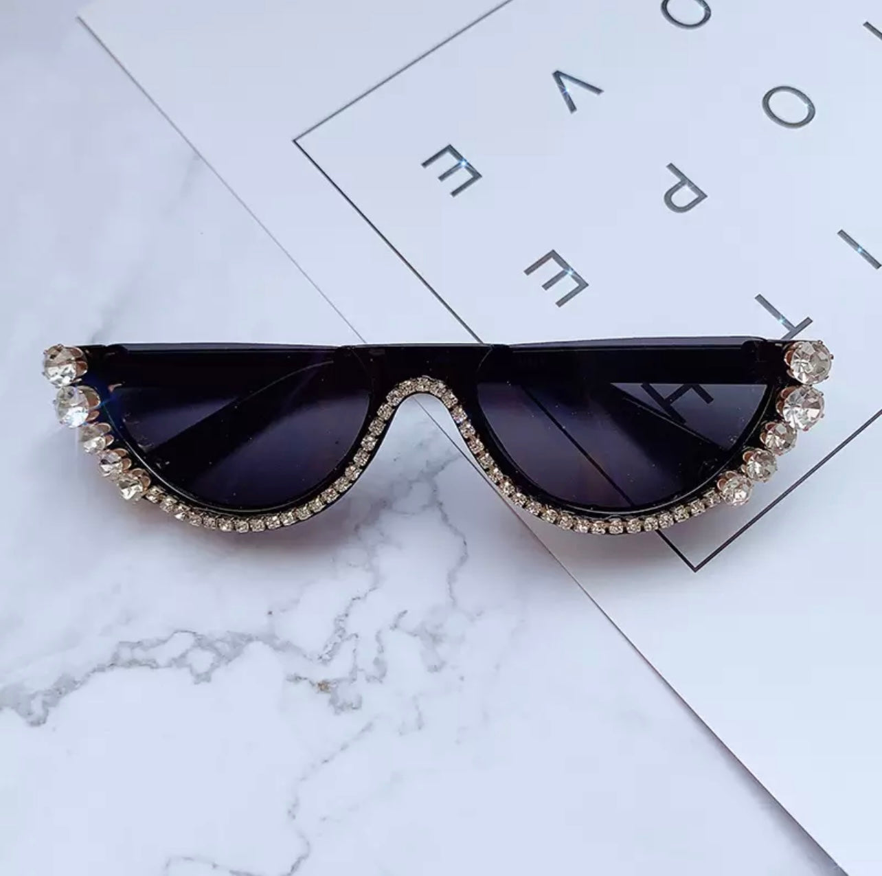 Half Diamond Sunglasses