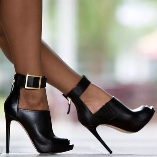 Night Out Peep Toe Heel
