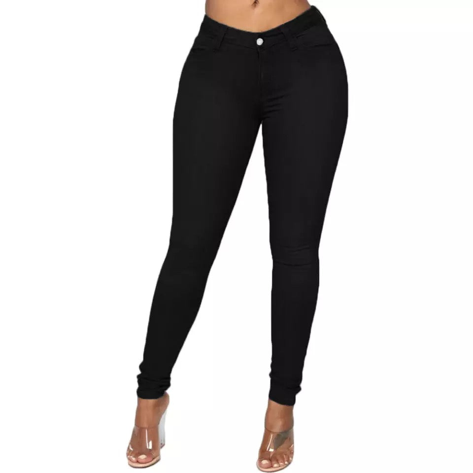 Plus Size High Waist Stretchy Pants