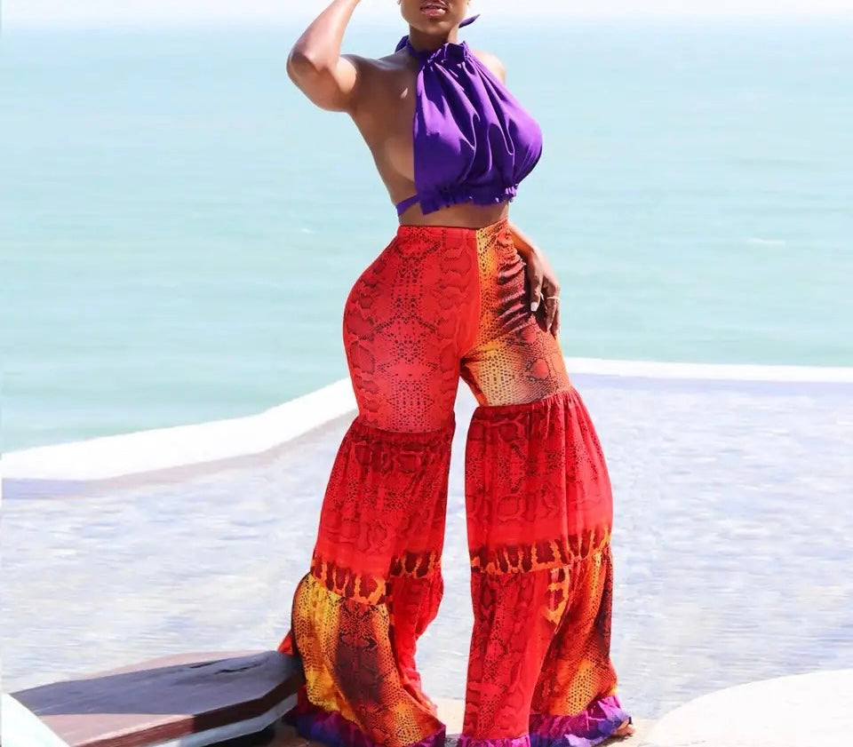 Super Flare Pants Set