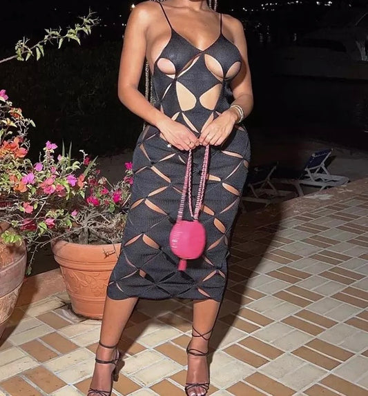 Diamond Shape Maxi Dress