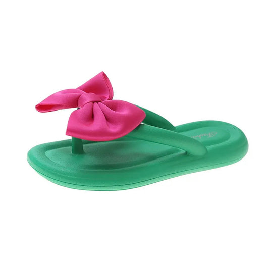 3D Bow Flip Flops