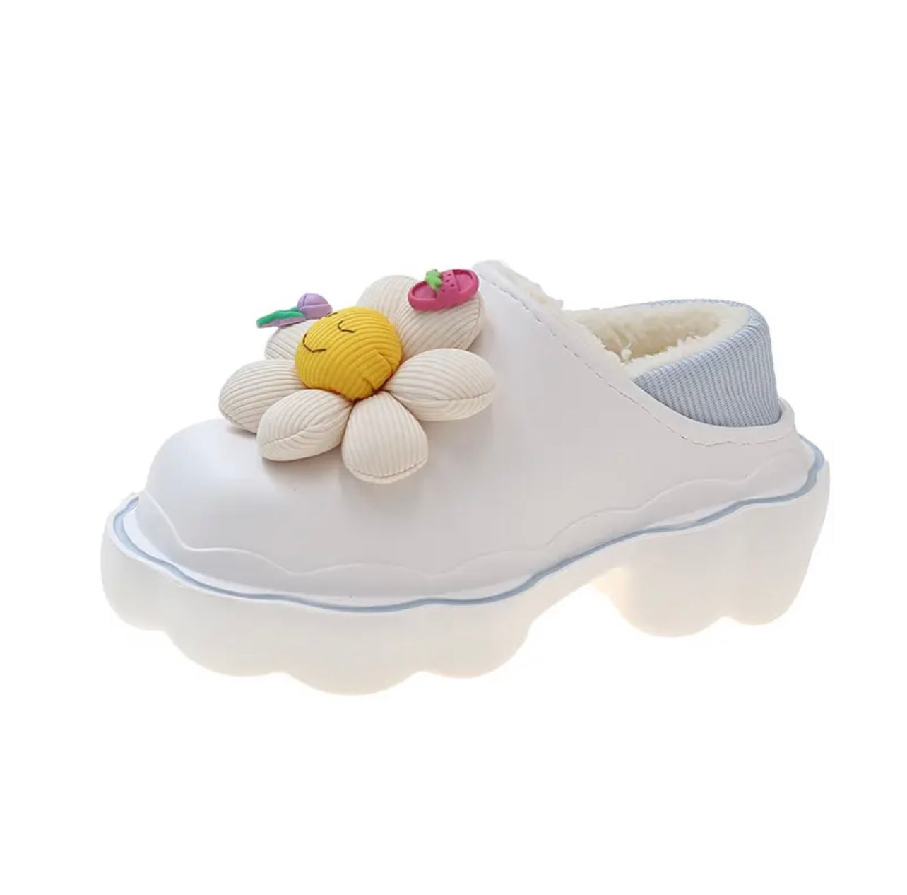 Fashionable 3D Flower Slipper