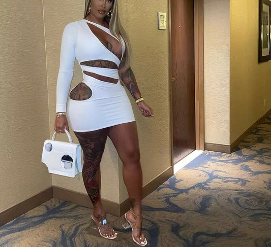 Sexy Cut Out Mini Dress