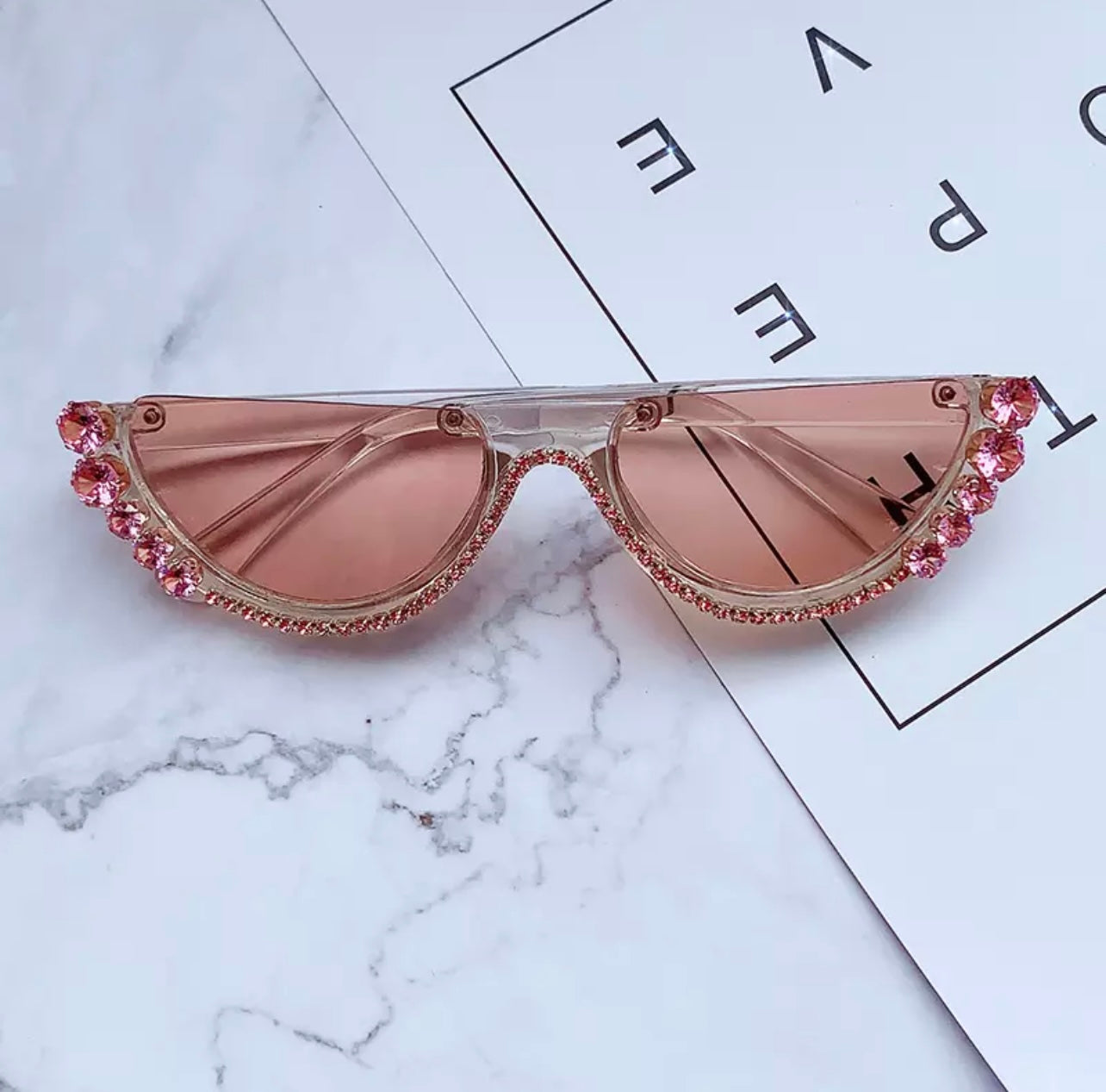 Half Diamond Sunglasses