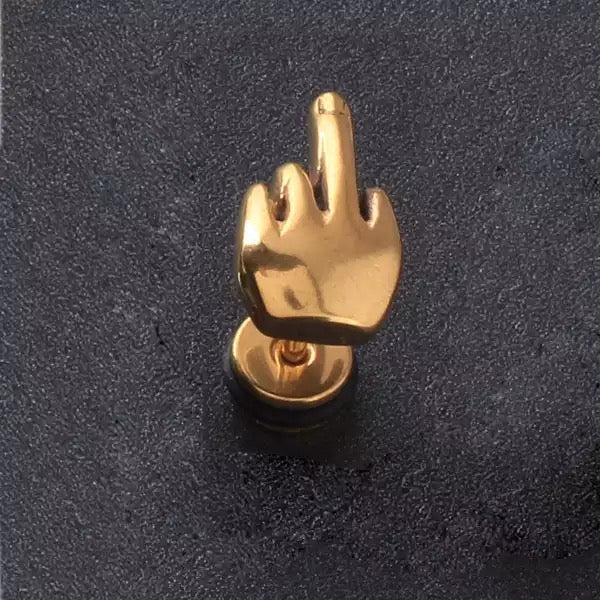 Middle Finger Up Earrings
