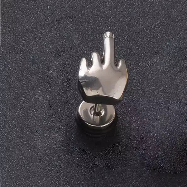 Middle Finger Up Earrings