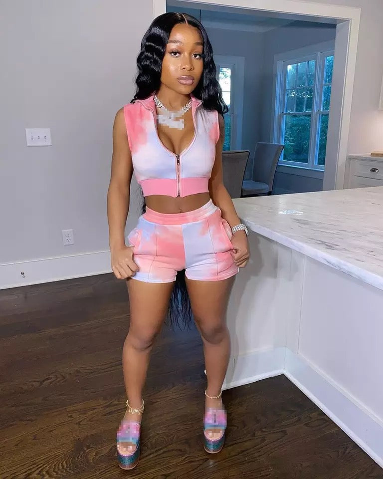 Tie-Dye Short Set