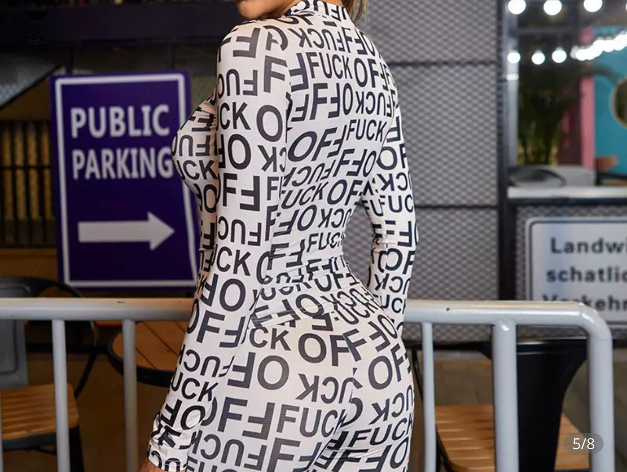 F$$k Off 2 Piece Pants Set