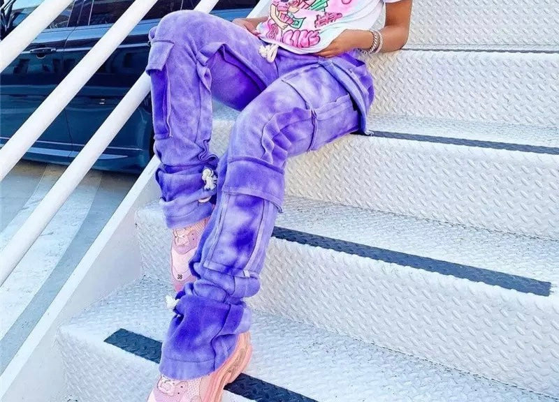 Sexy Stacked Cargo Pants