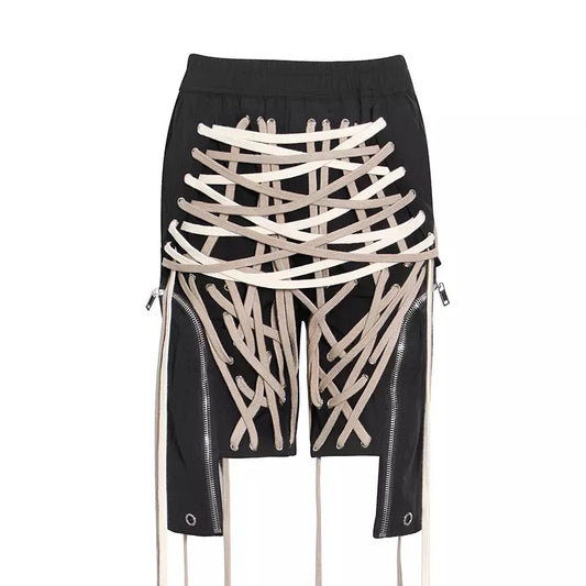 Lace Up Shorts