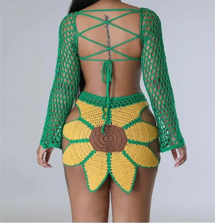 Sexy Flower Swimsuit