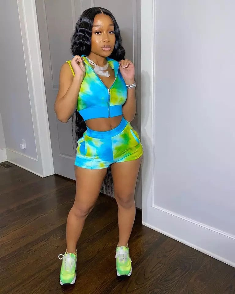 Tie-Dye Short Set