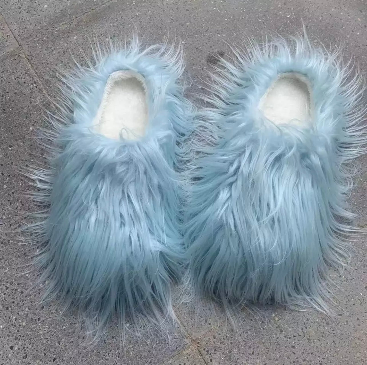 Long Hair Furry Slipper