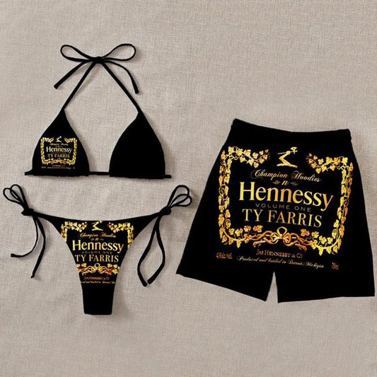 His And Hers Black King /Queen Bikini Only