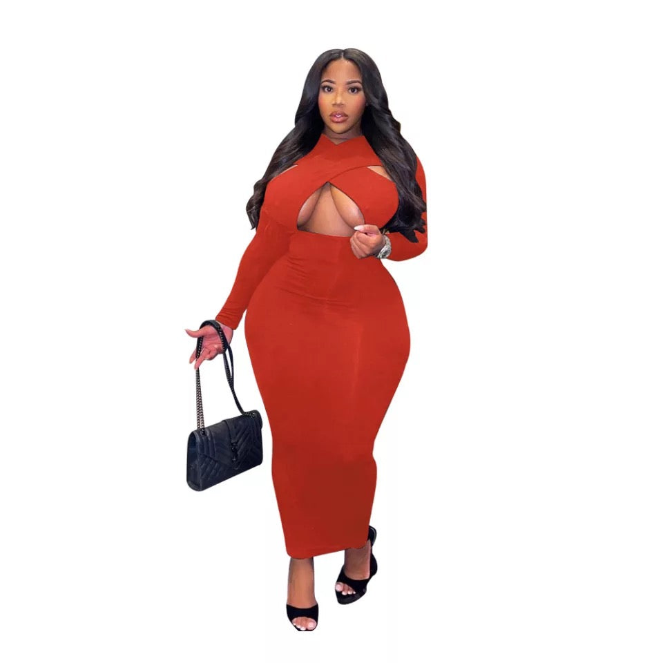 Plus Size Club Wear Dress
