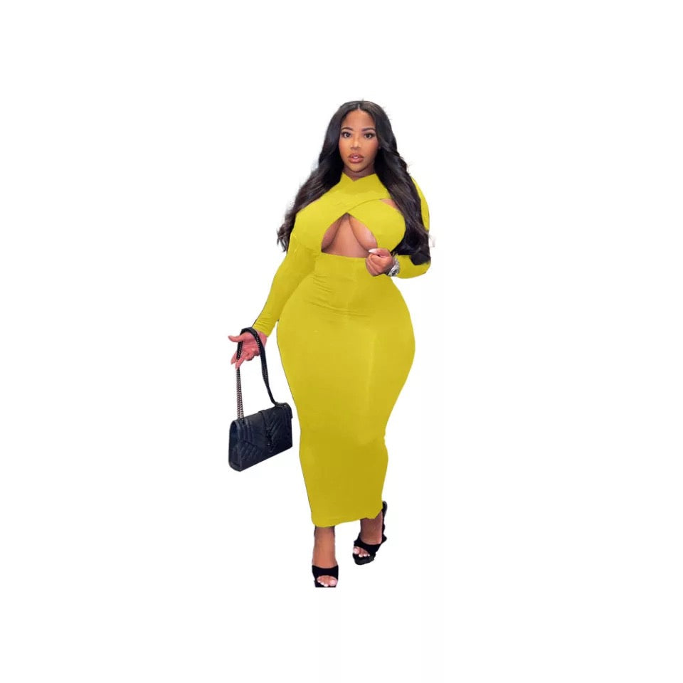 Plus Size Club Wear Dress