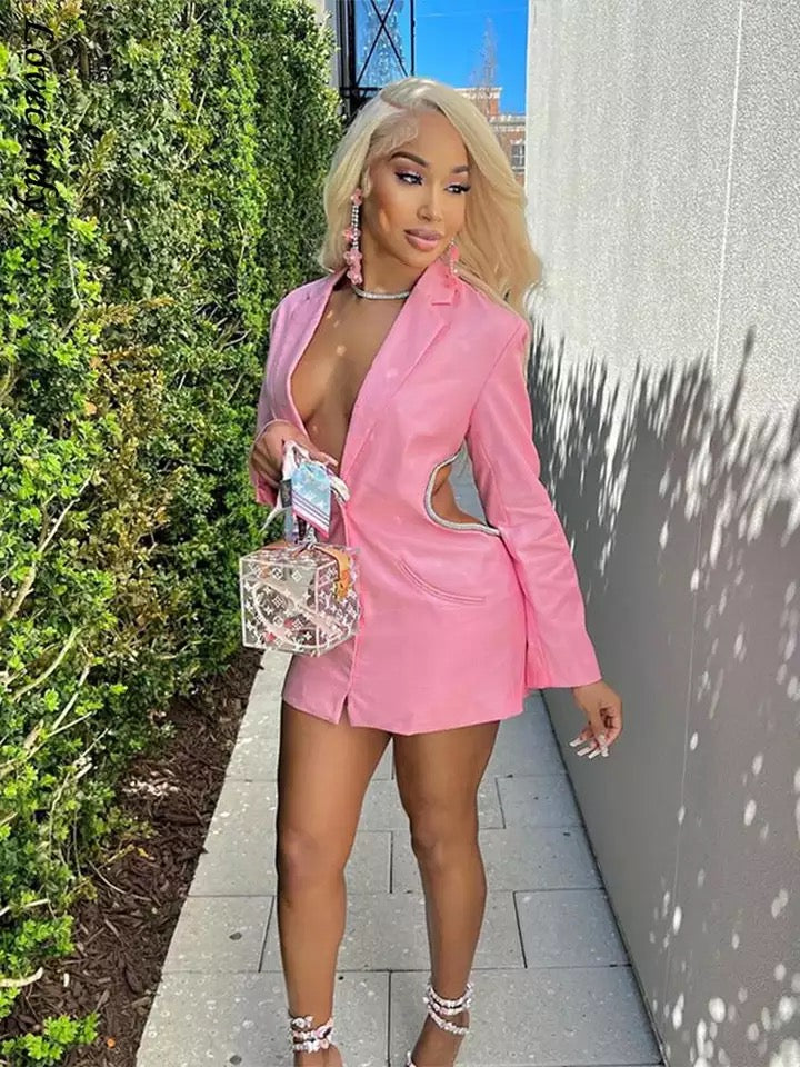 Bling Cut Out Jacket