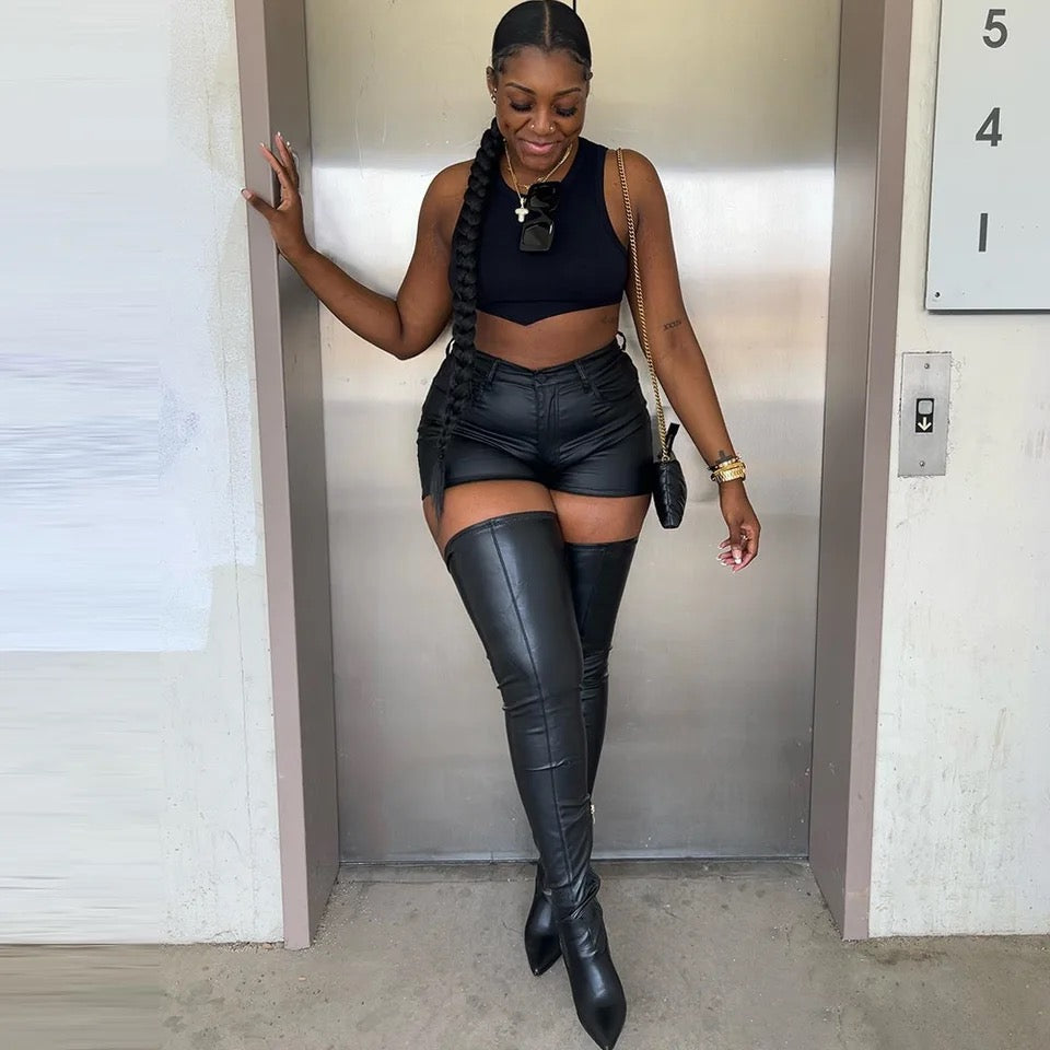 Lace up Booty Shorts