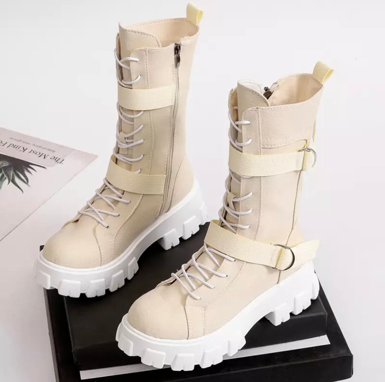 Strap Me Down Fashion Boots
