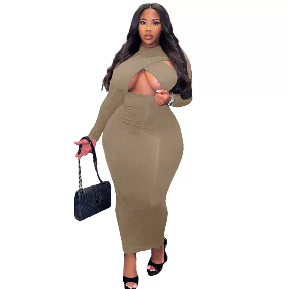 Plus Size Club Wear Dress