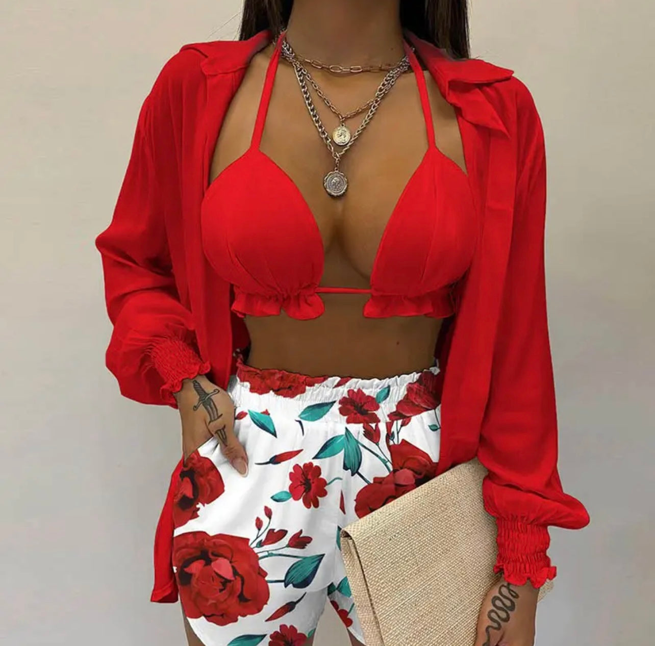 3 Piece Beach Wear
