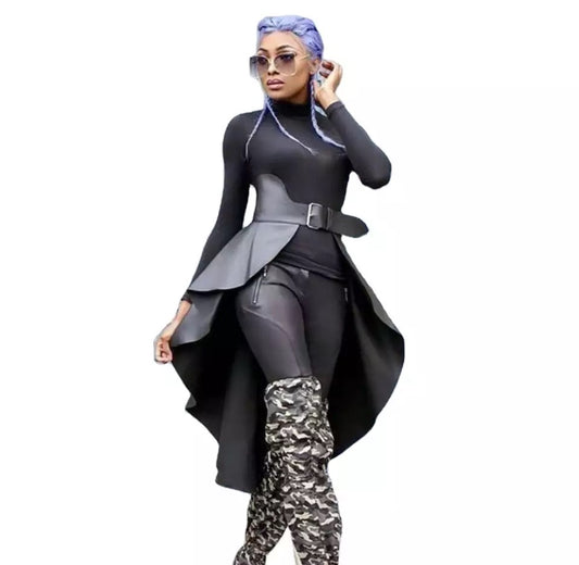 High Waist Hollow Skirt