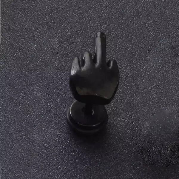 Middle Finger Up Earrings